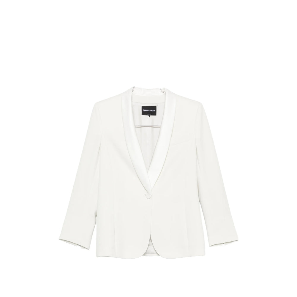 Giorgio Armani White Jackets Women GIORGIO ARMANI