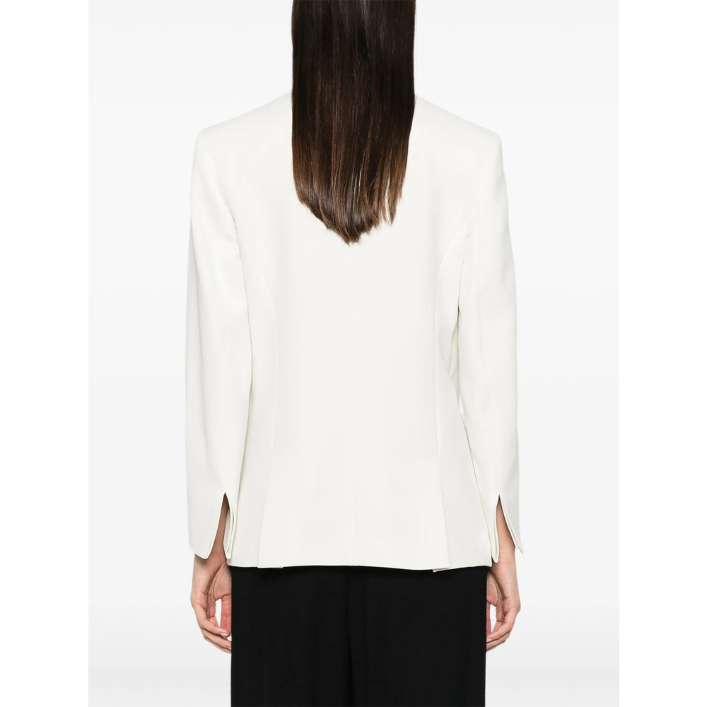 Giorgio Armani Neutrals Jackets - Blazers Women GIORGIO ARMANI