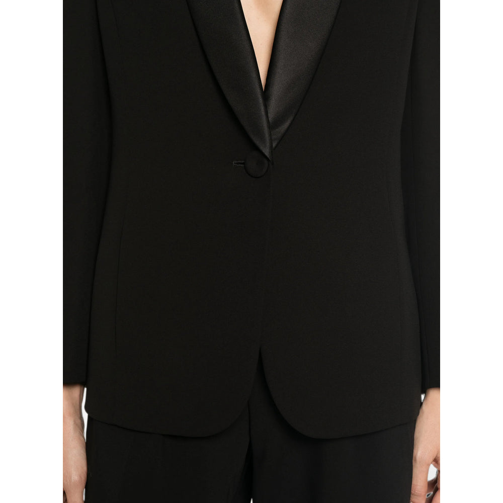 Giorgio Armani Black Jackets - Blazers Women GIORGIO ARMANI