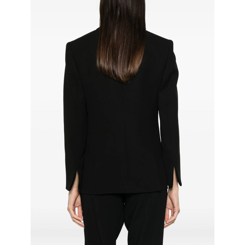 Giorgio Armani Black Jackets - Blazers Women GIORGIO ARMANI