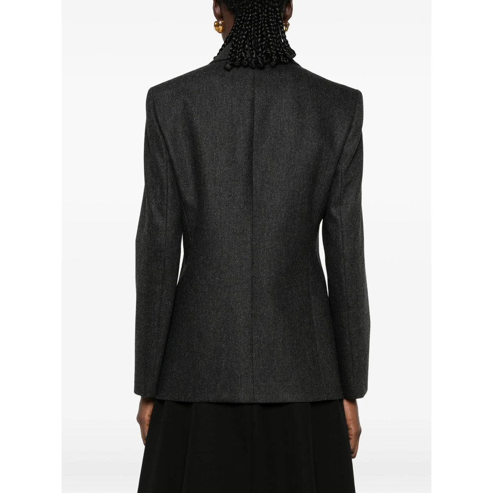 Giorgio Armani Grey Jackets - Blazers Women GIORGIO ARMANI