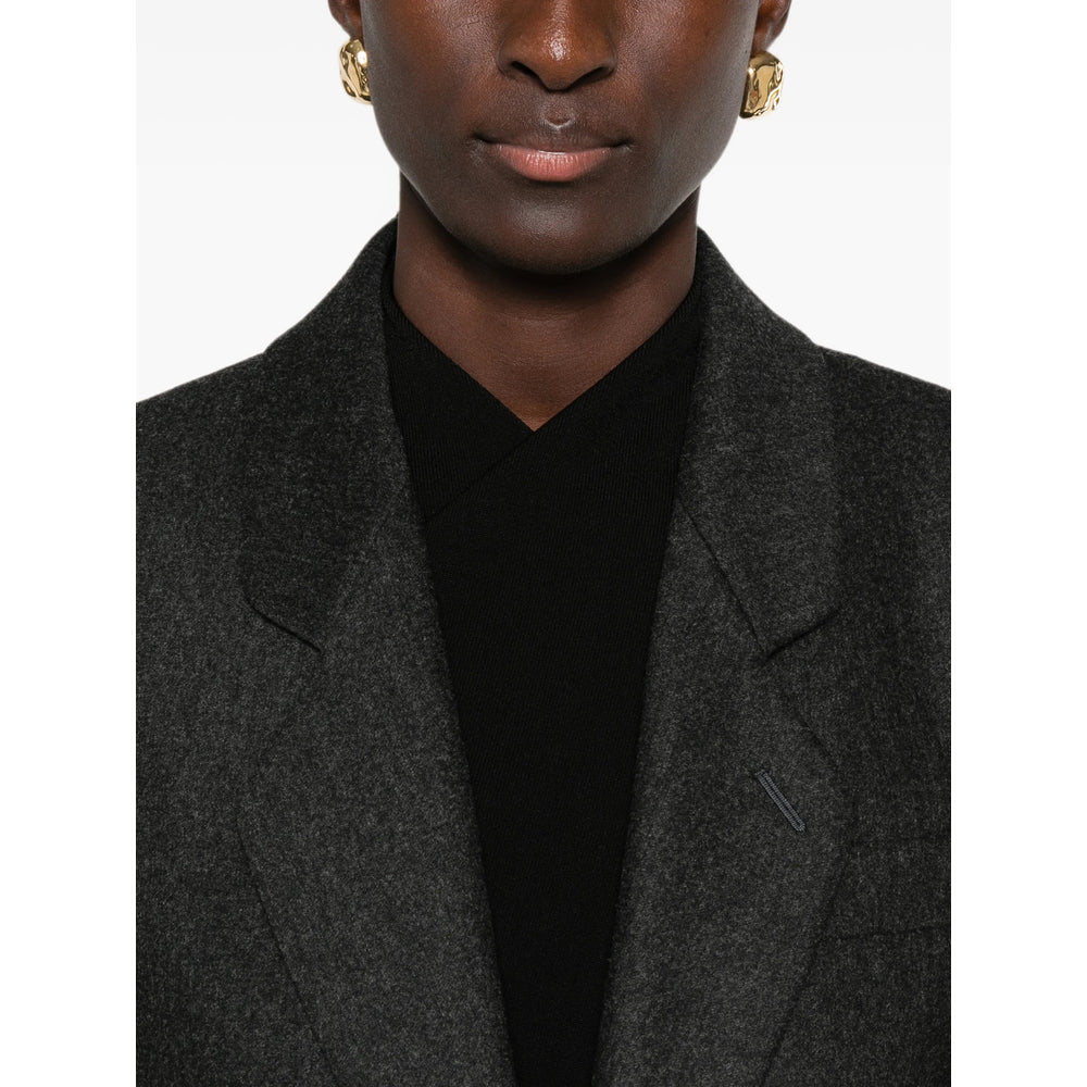 Giorgio Armani Grey Jackets - Blazers Women GIORGIO ARMANI