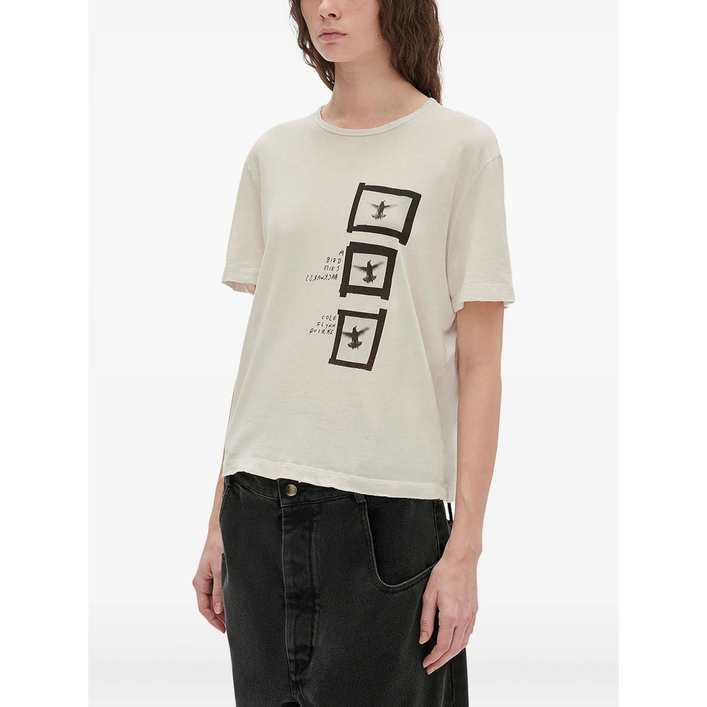 Ann Demeulemeester Neutrals Tops - T-Shirts & Jerseys Women ANN DEMEULEMEESTER