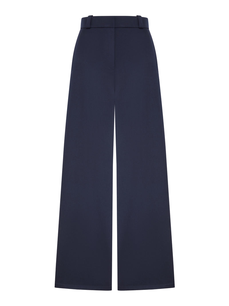 Giorgio Armani Women Wide-Leg Wool Tuxedo Trousers Without Pleats GIORGIO ARMANI
