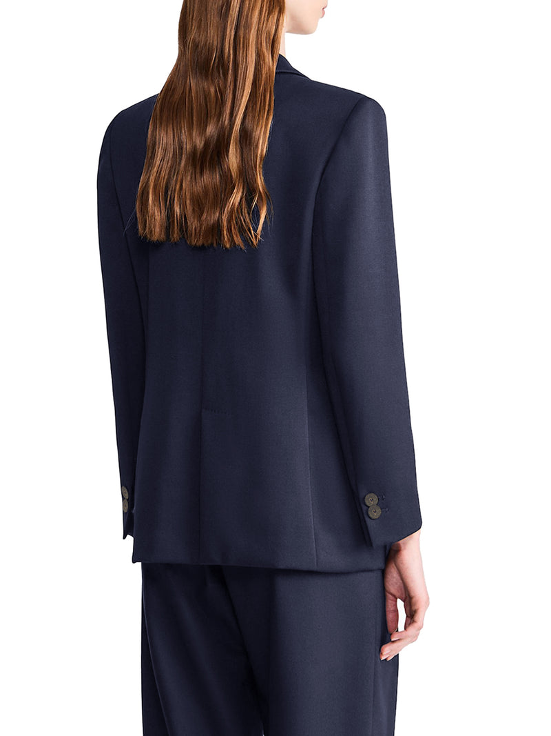 Giorgio Armani Women Double-Breasted Wool Blazer With Peak Lapel GIORGIO ARMANI