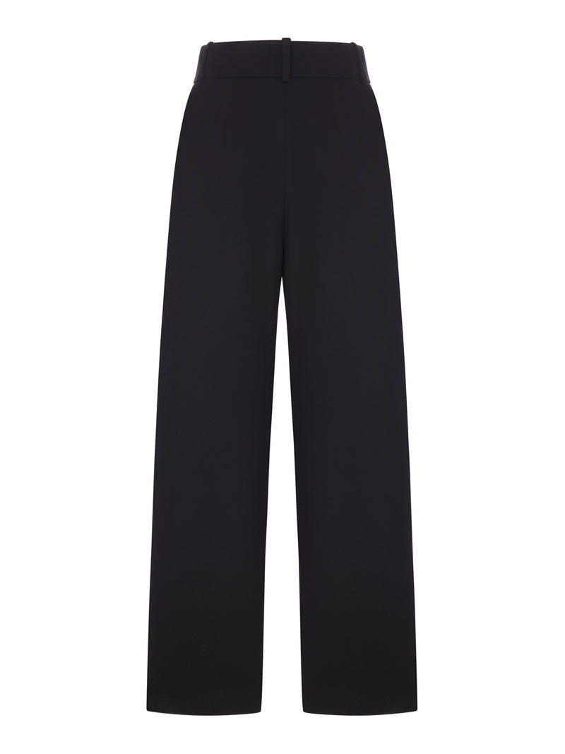 Giorgio Armani Women High-Waisted Palazzo Trousers In Fabric GIORGIO ARMANI