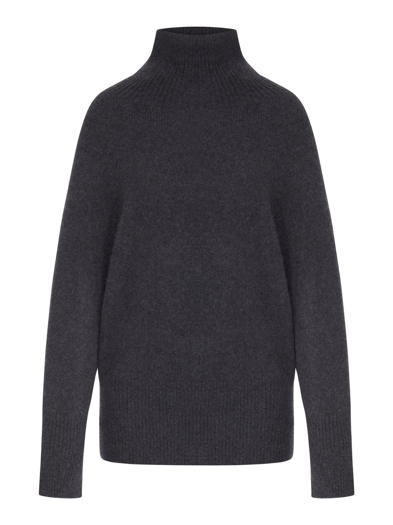 Giorgio Armani Women High Neck Sweater In Shaved Cashmere GIORGIO ARMANI