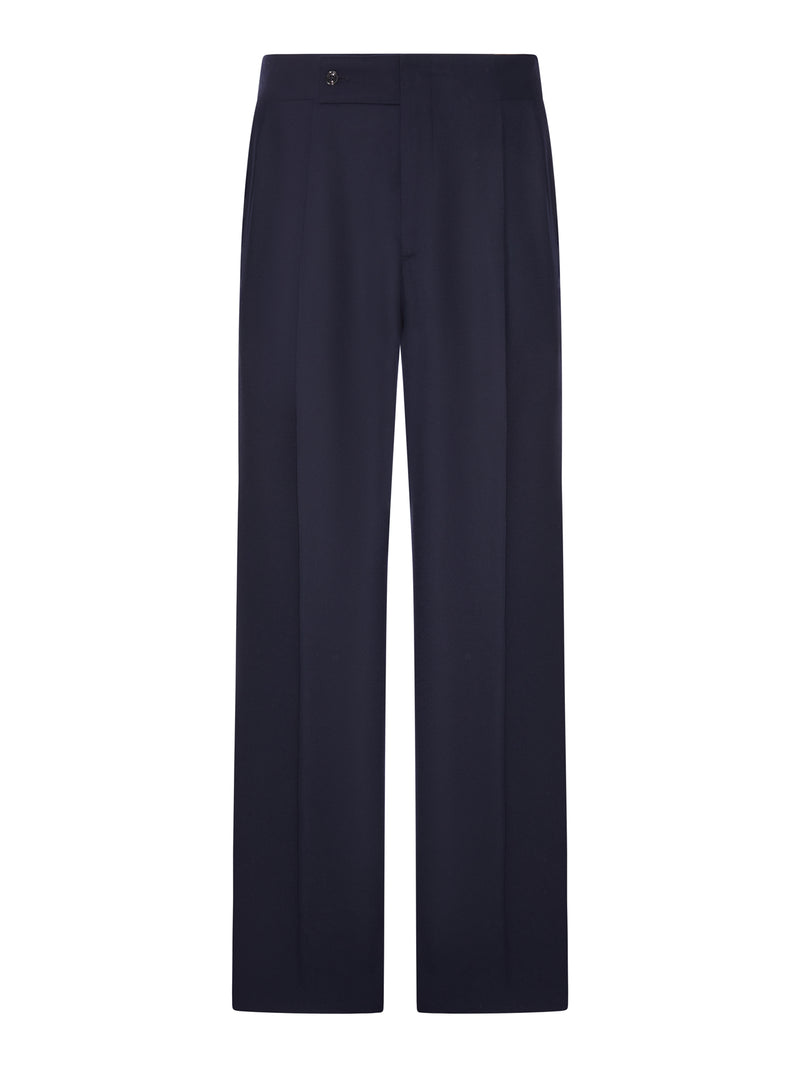 Giorgio Armani Men Oversized Trousers In Fluent Virgin Wool With Pences GIORGIO ARMANI