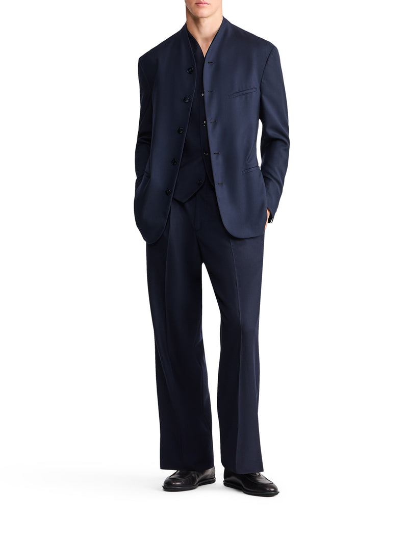 Giorgio Armani Men Oversized Trousers In Fluent Virgin Wool With Pences GIORGIO ARMANI