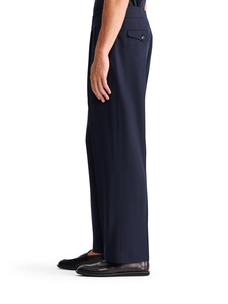 Giorgio Armani Men Oversized Trousers In Fluent Virgin Wool With Pences GIORGIO ARMANI