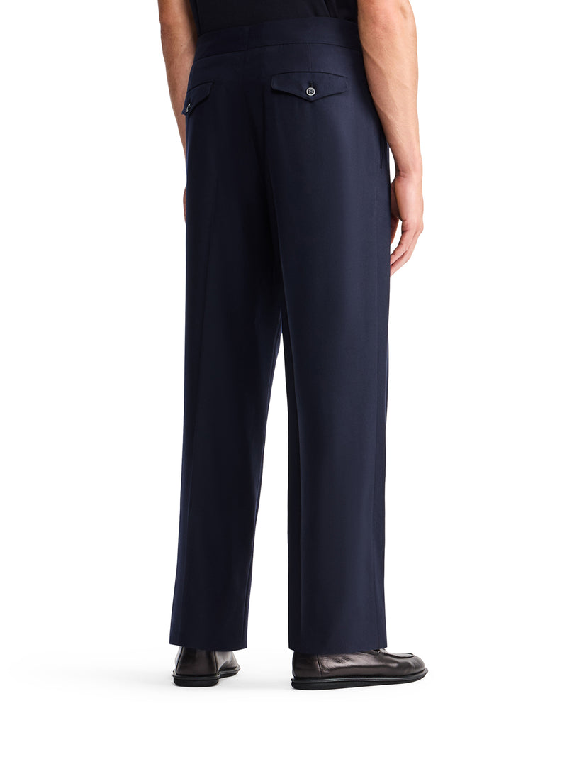 Giorgio Armani Men Oversized Trousers In Fluent Virgin Wool With Pences GIORGIO ARMANI