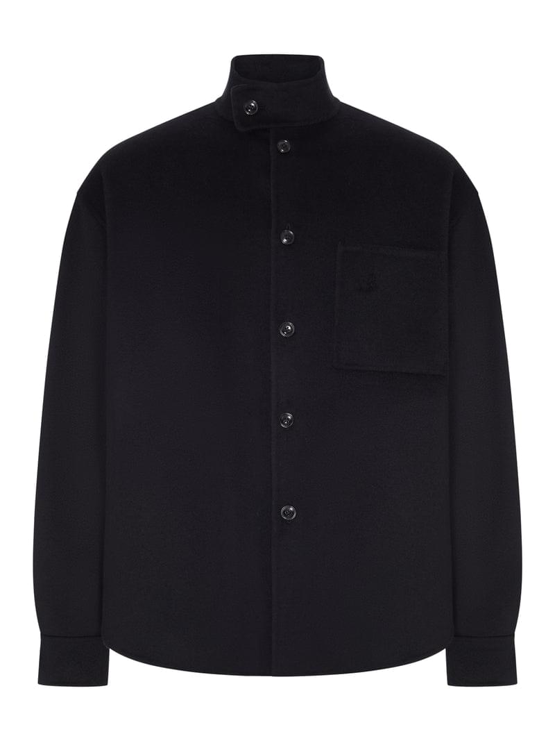 Giorgio Armani Men Cloth Shirt Jacket With High Collar GIORGIO ARMANI