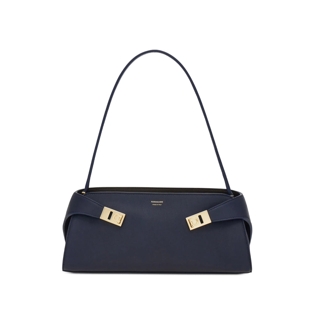 Ferragamo Blue Shoulder Bags Women FERRAGAMO