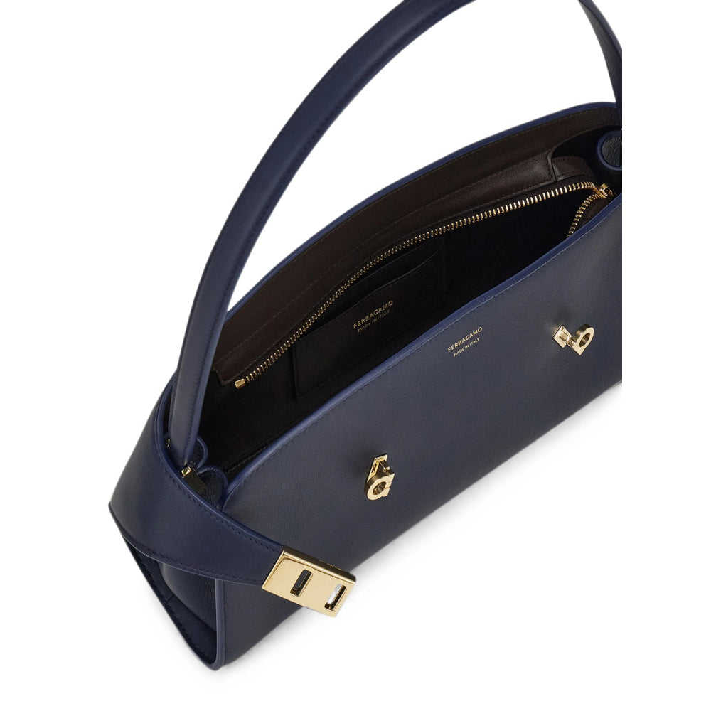 Ferragamo Blue Shoulder Bags Women FERRAGAMO