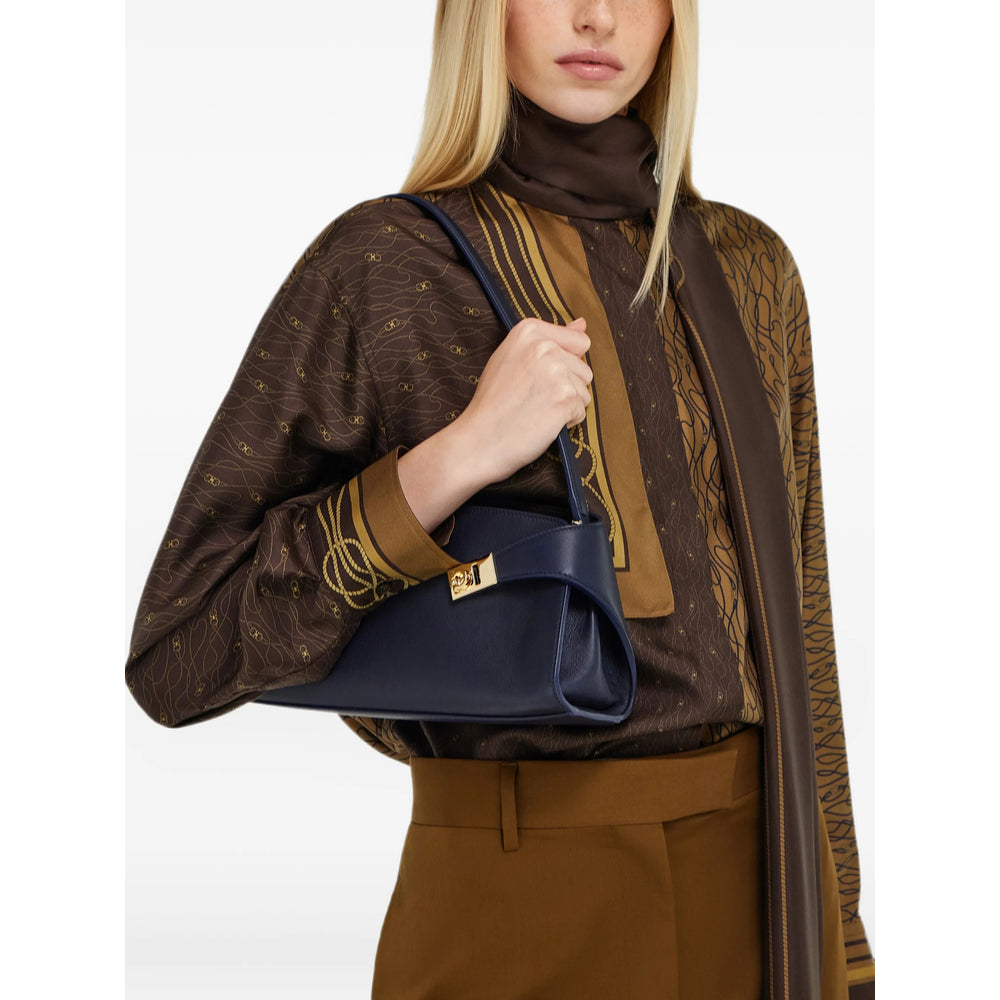 Ferragamo Blue Shoulder Bags Women FERRAGAMO