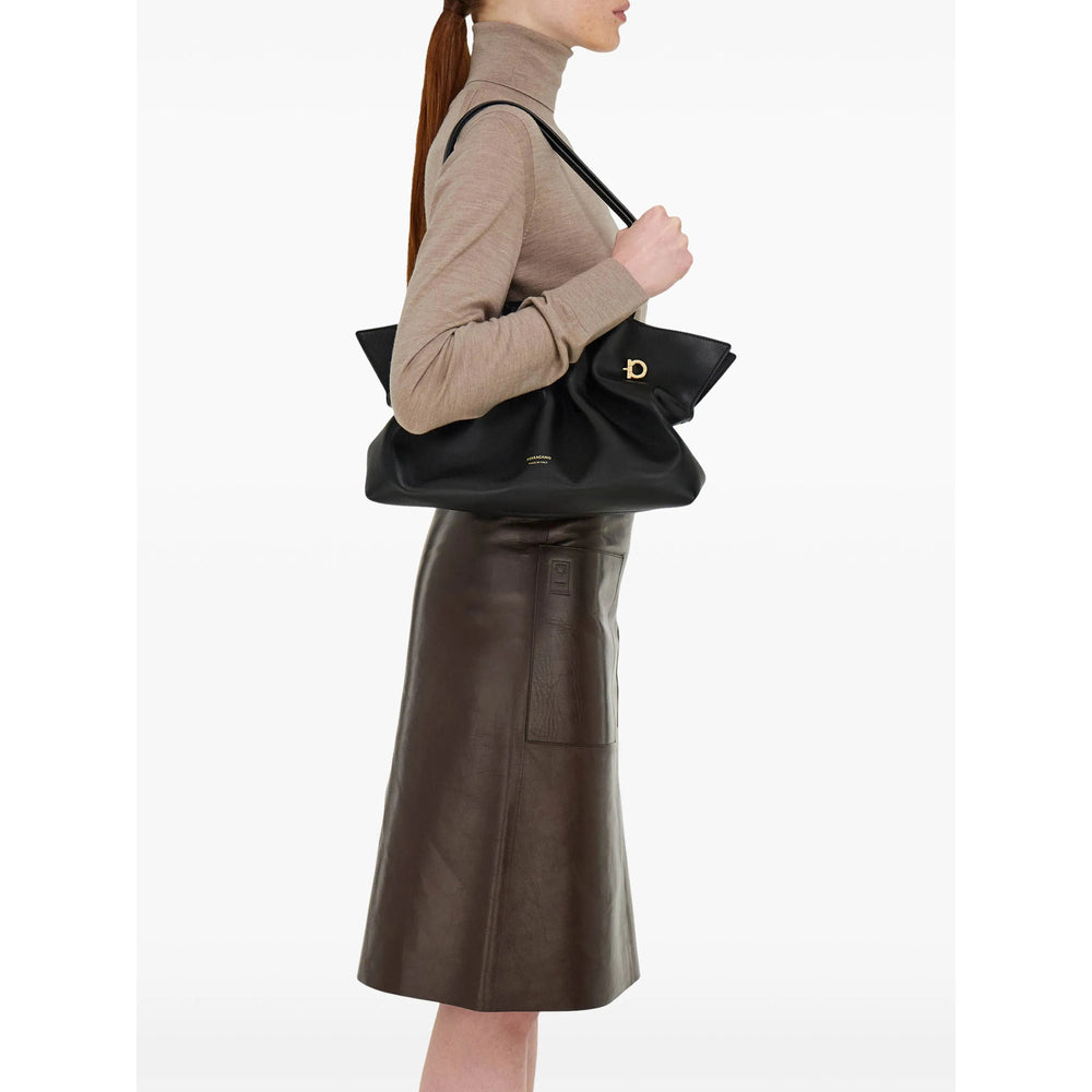 Ferragamo Black Shoulder Bags Women FERRAGAMO