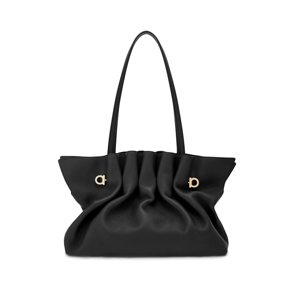 Ferragamo Black Shoulder Bags Women FERRAGAMO
