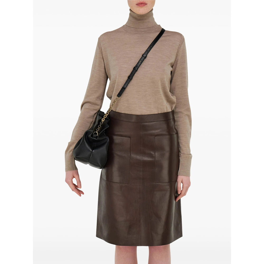 Ferragamo Black Shoulder Bags Women FERRAGAMO