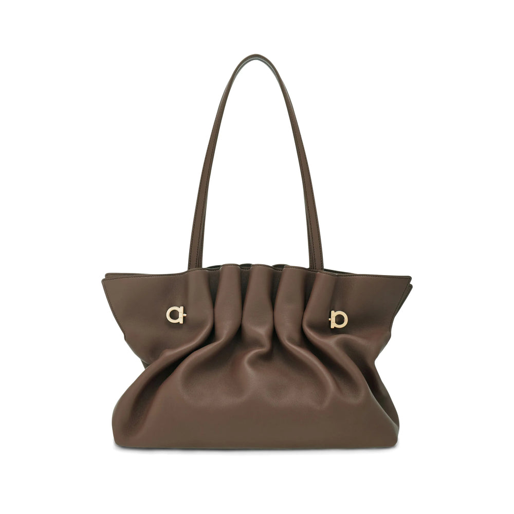 Ferragamo Grey Shoulder Bags Women FERRAGAMO
