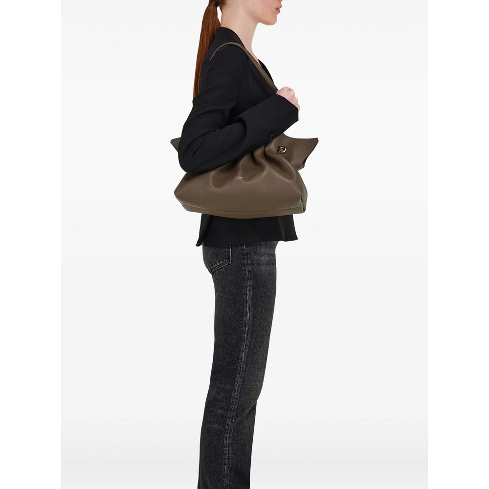 Ferragamo Grey Shoulder Bags Women FERRAGAMO