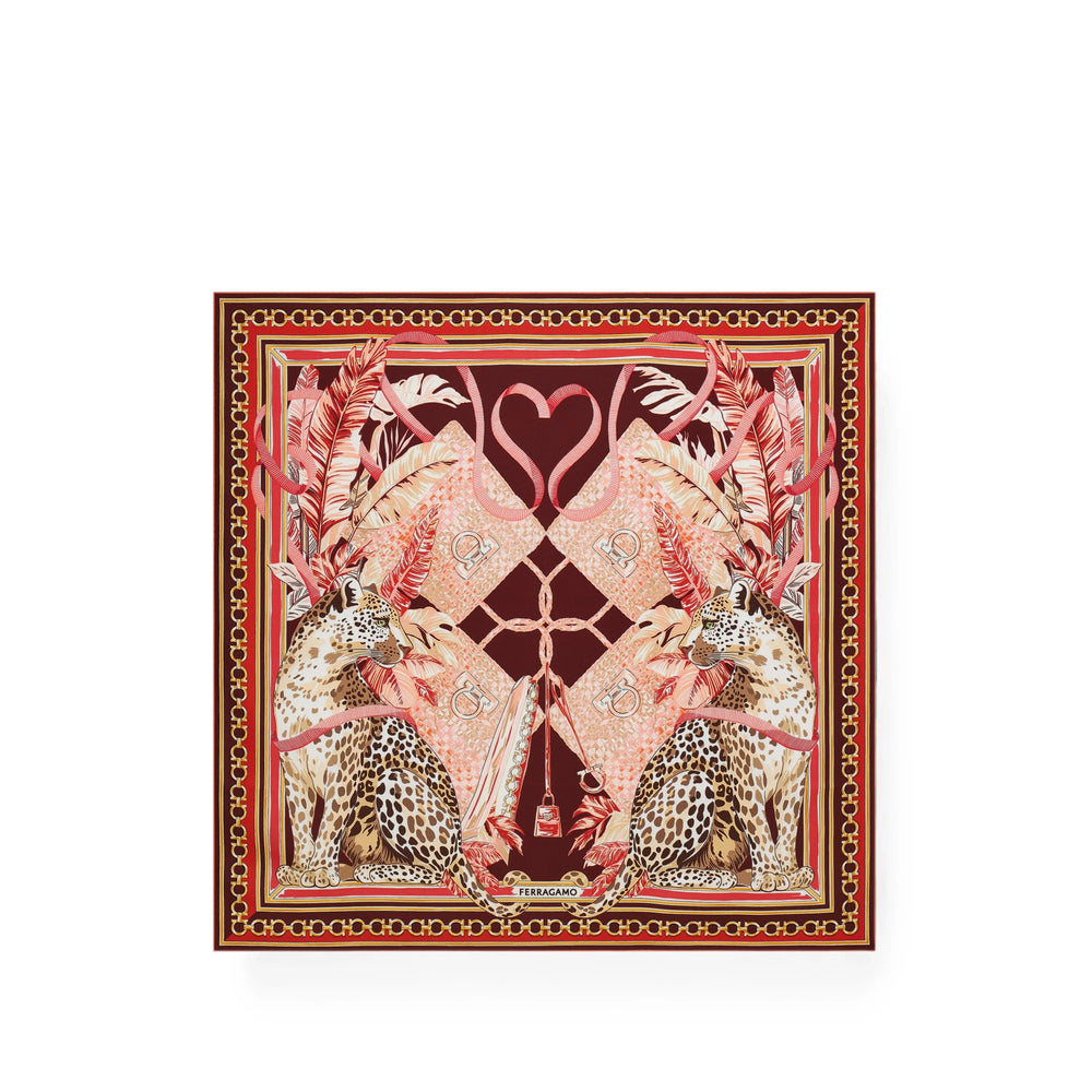 Ferragamo Red Scarves Women FERRAGAMO