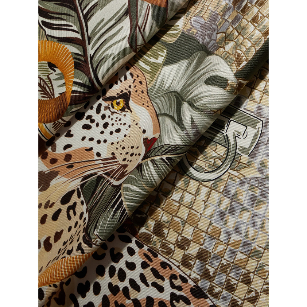 Ferragamo Green Scarves Women FERRAGAMO