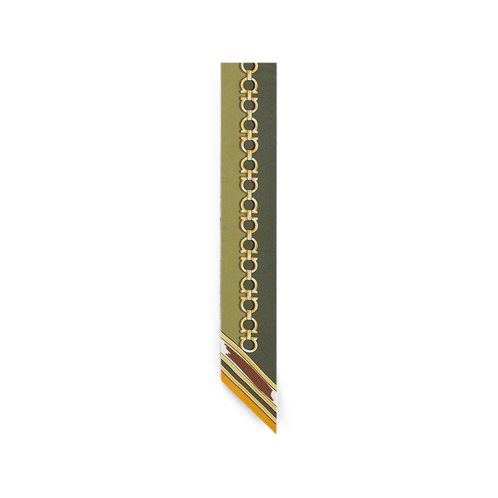 Ferragamo Green Scarves Women FERRAGAMO