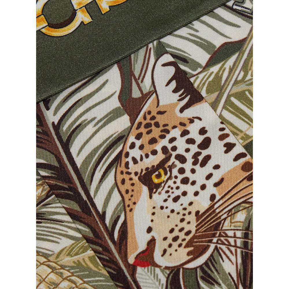 Ferragamo Green Scarves Women FERRAGAMO