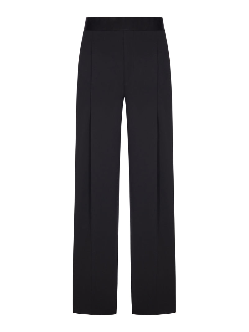 Giorgio Armani Men Palazzo Trousers In Fabric With Pleats GIORGIO ARMANI