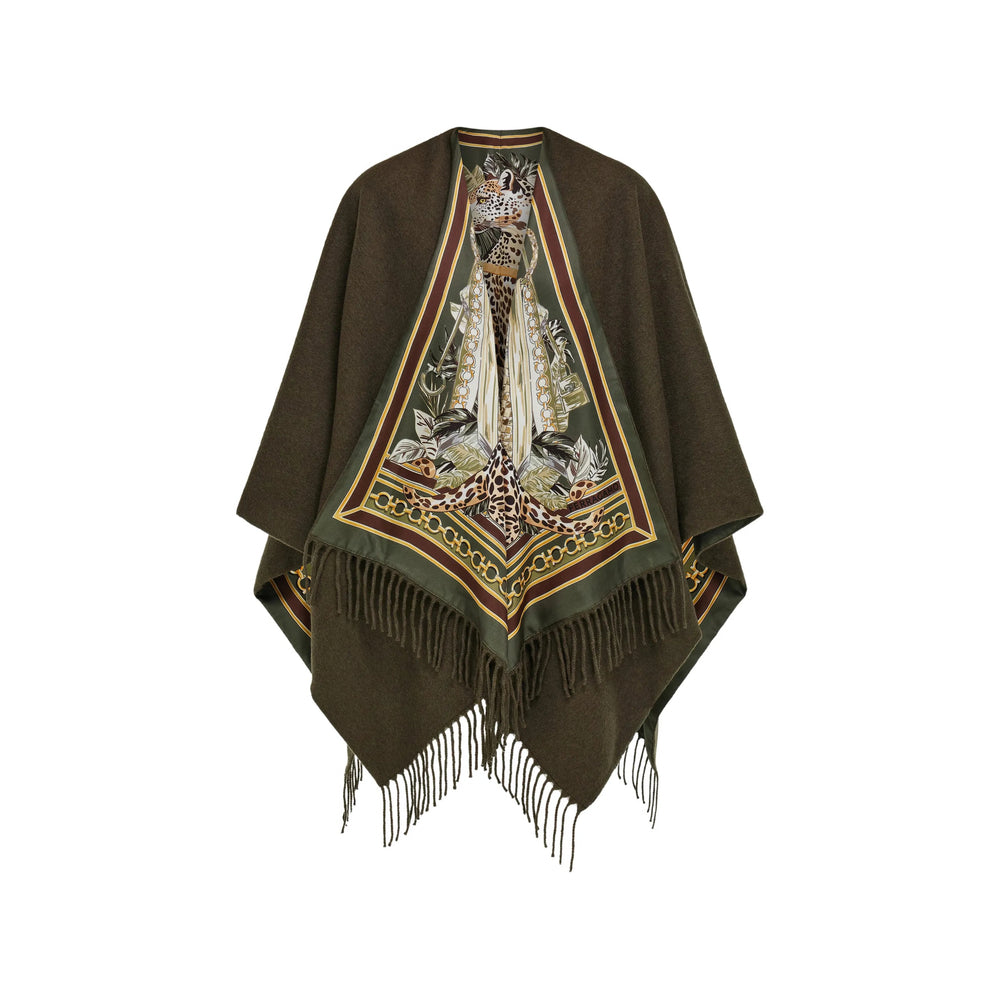 Ferragamo Green Jackets - Capes & Ponchos Women FERRAGAMO