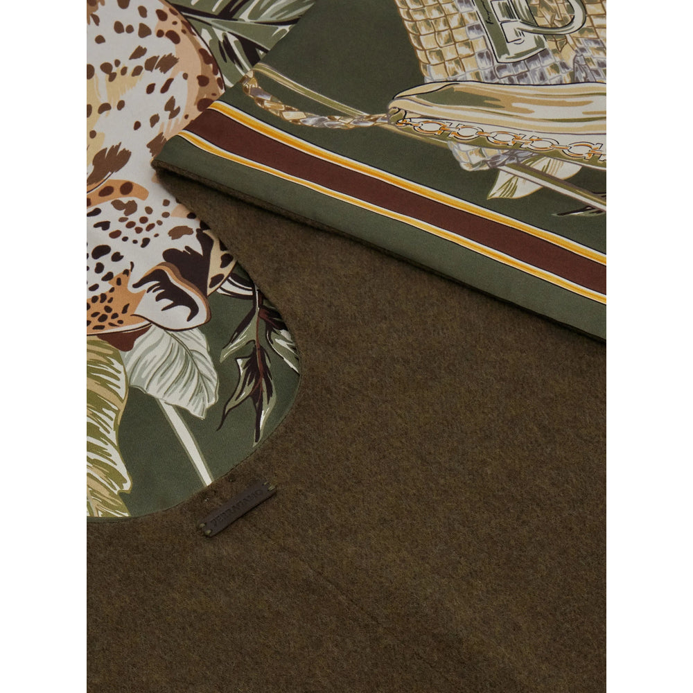 Ferragamo Green Jackets - Capes & Ponchos Women FERRAGAMO