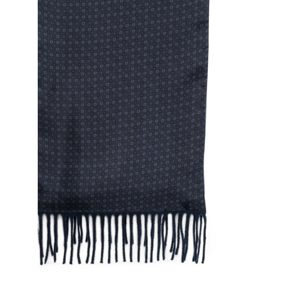 Ferragamo Blue Scarves Men FERRAGAMO