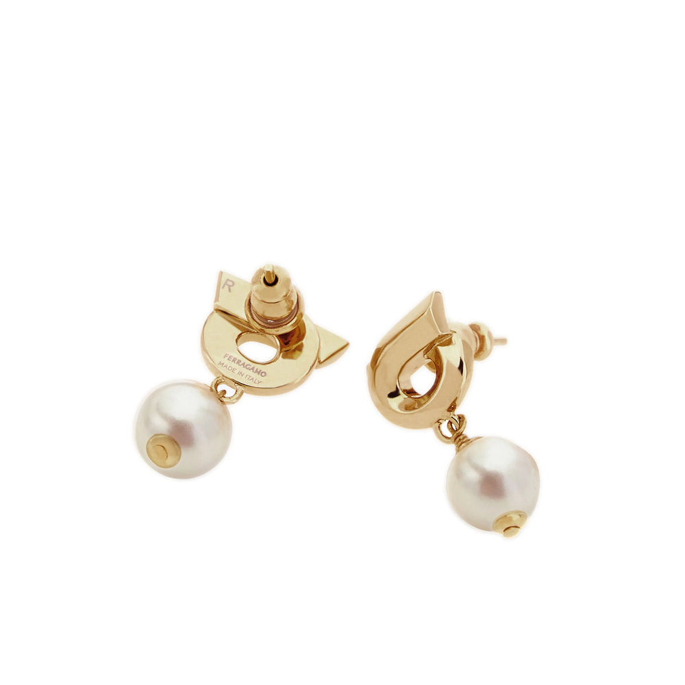 Ferragamo Gold Earrings Women FERRAGAMO