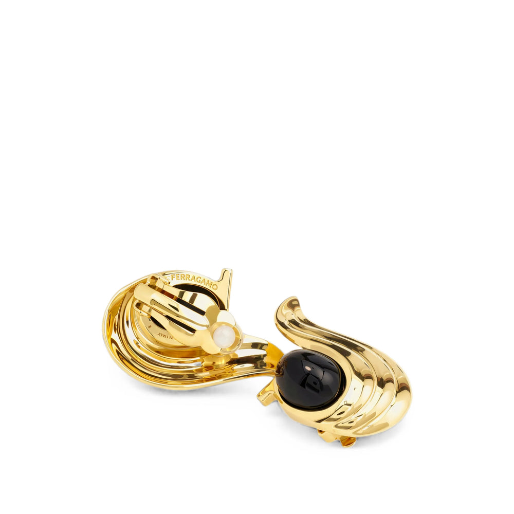 Ferragamo Gold Earrings Women FERRAGAMO