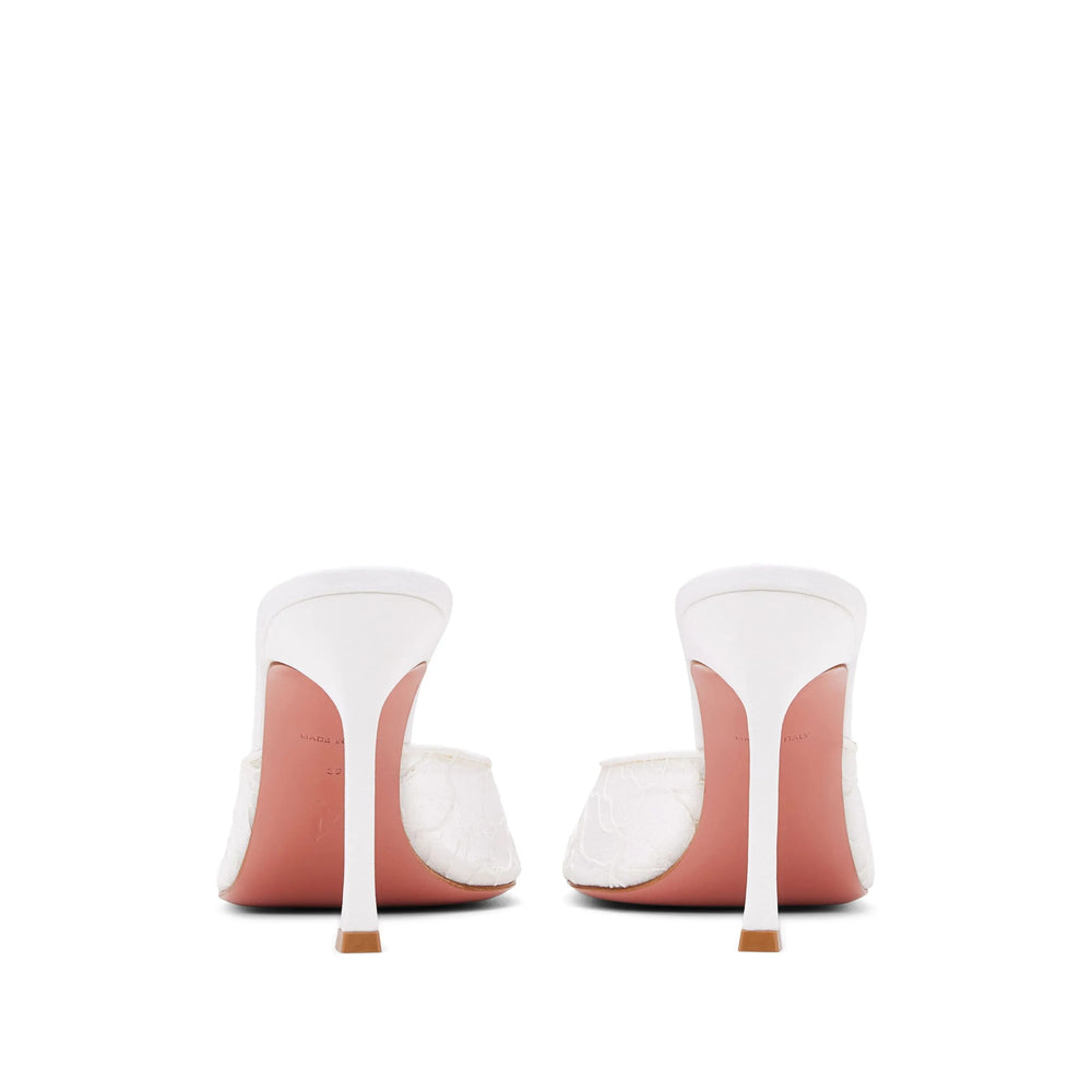 Amina Muaddi White Sandals Women AMINA MUADDI
