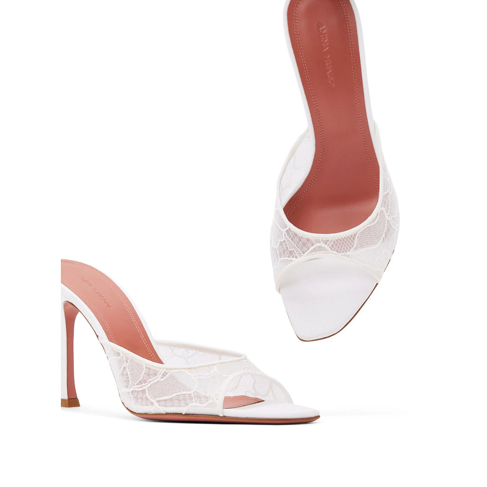 Amina Muaddi White Sandals Women AMINA MUADDI
