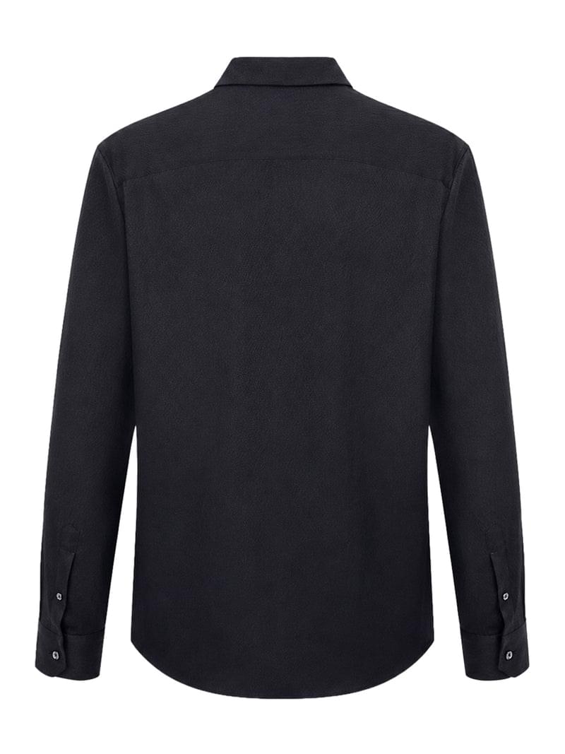 Giorgio Armani Men Giorgio`S Hammered Silk Satin Shirt GIORGIO ARMANI