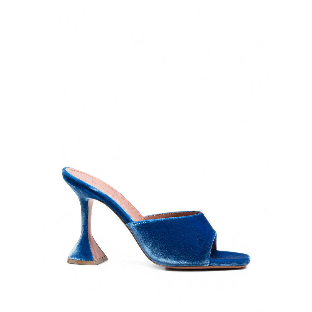 Amina Muaddi Blue Shoes Women AMINA MUADDI