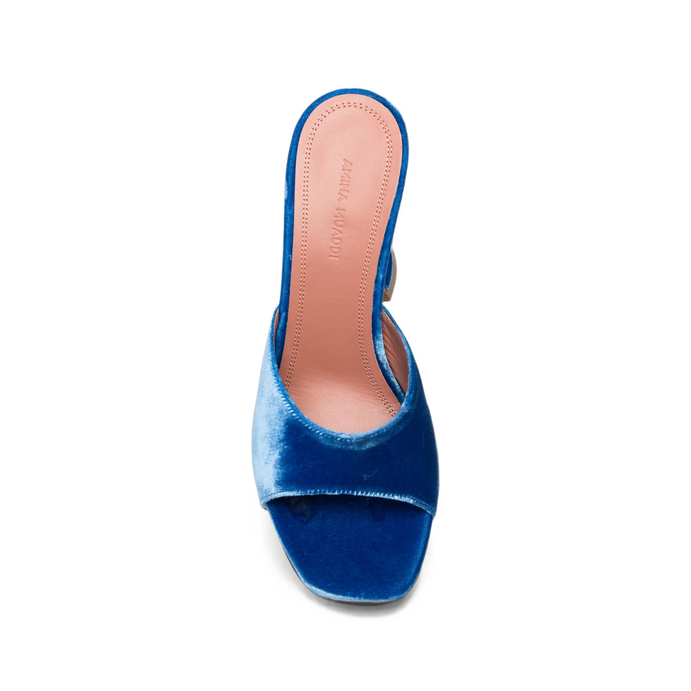Amina Muaddi Blue Shoes Women AMINA MUADDI