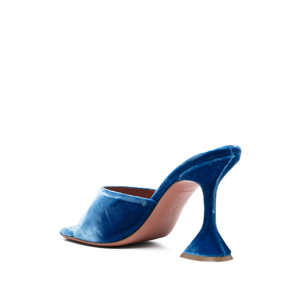 Amina Muaddi Blue Shoes Women AMINA MUADDI