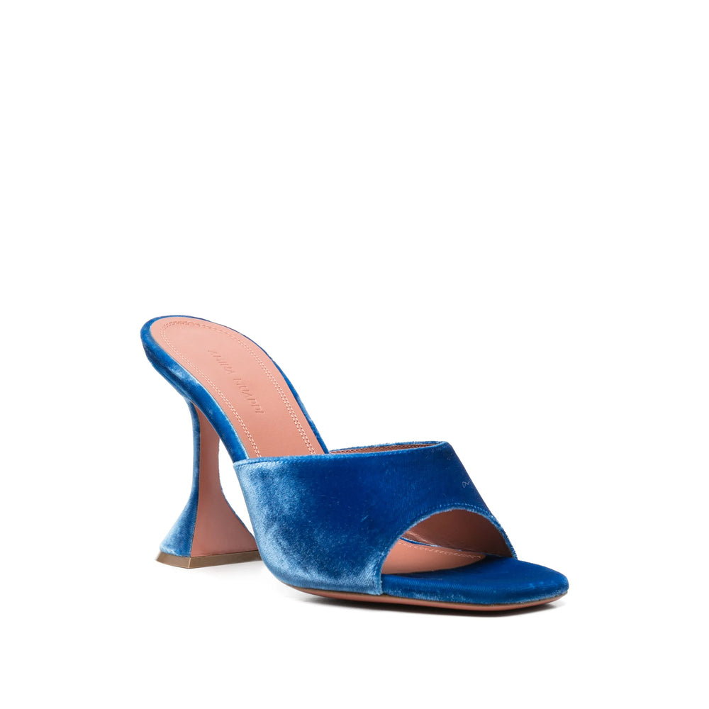 Amina Muaddi Blue Shoes Women AMINA MUADDI