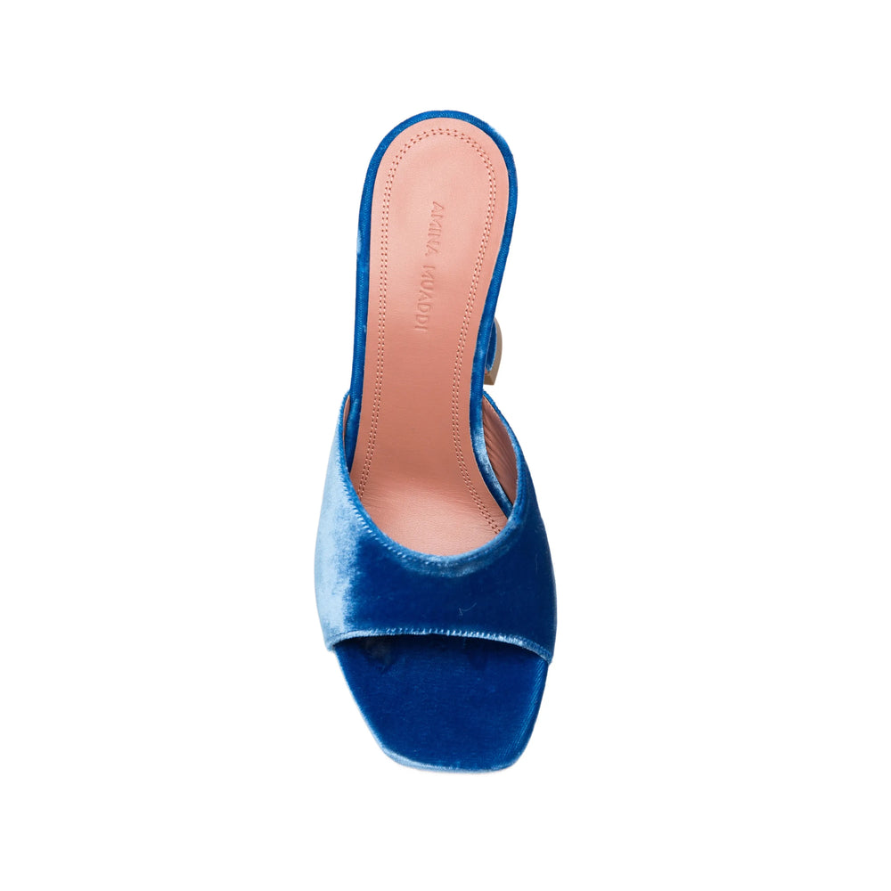 Amina Muaddi Blue Shoes Women AMINA MUADDI