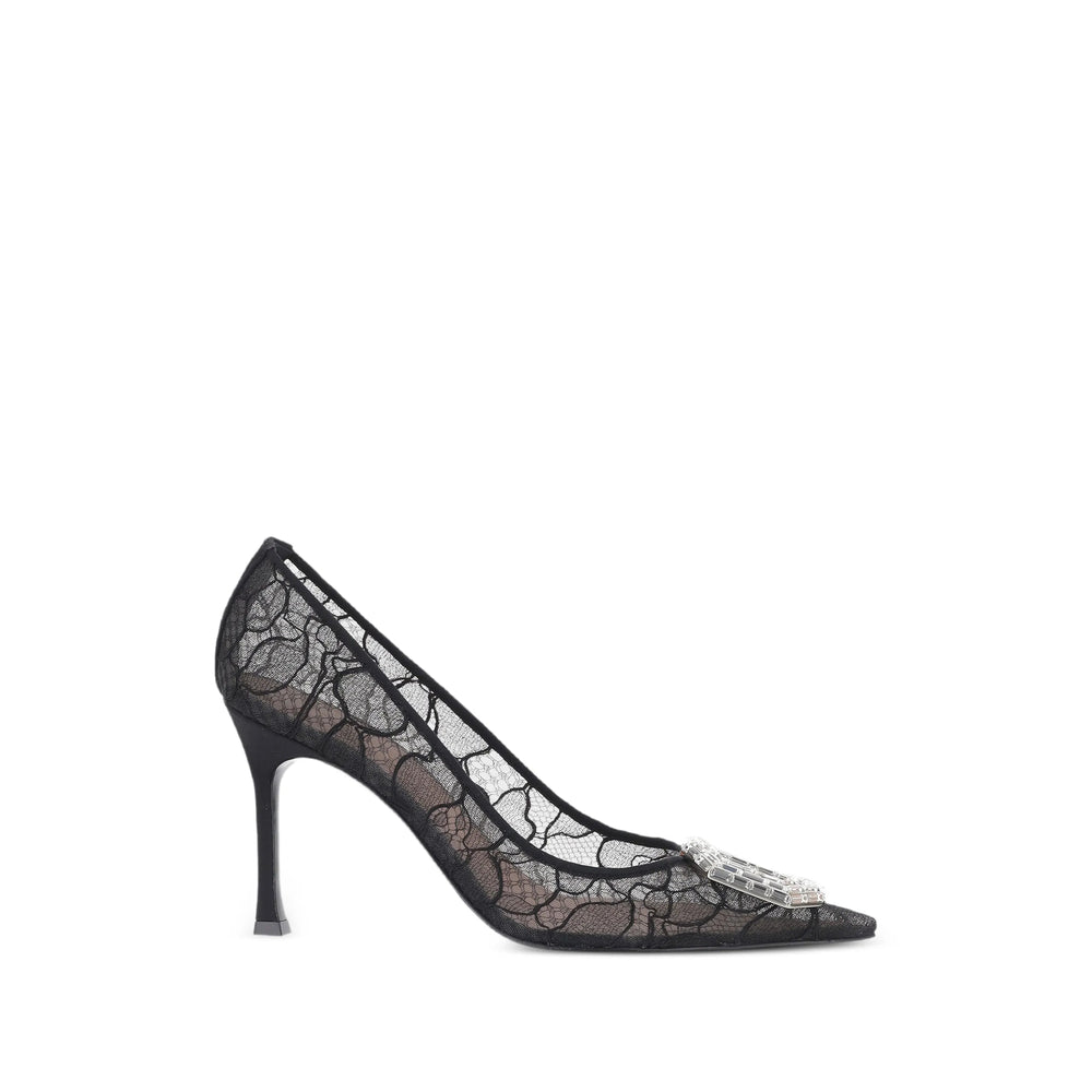 Amina Muaddi Black Shoes Women AMINA MUADDI