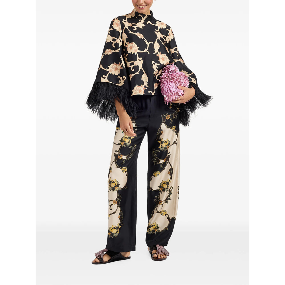 La Doublej Black Trousers - Palazzo Pants Women LA DOUBLEJ