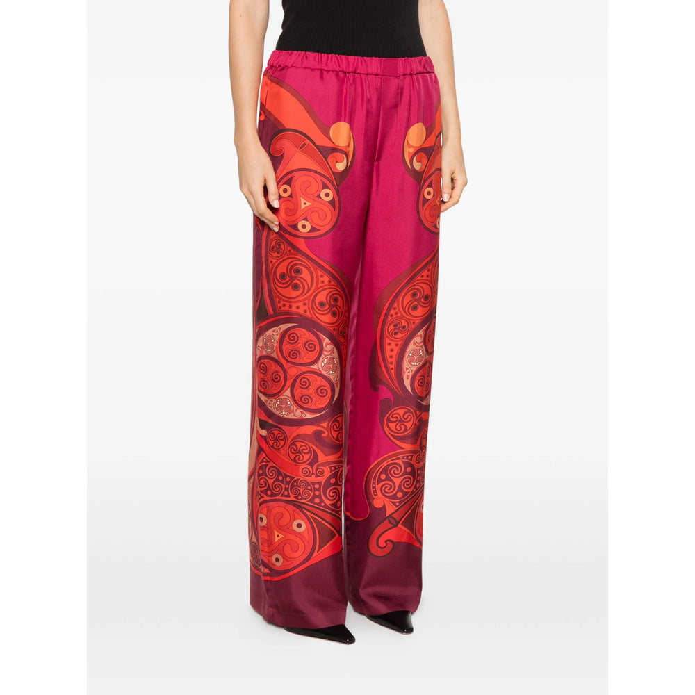 La Doublej Pink Trousers - Palazzo Pants Women LA DOUBLEJ