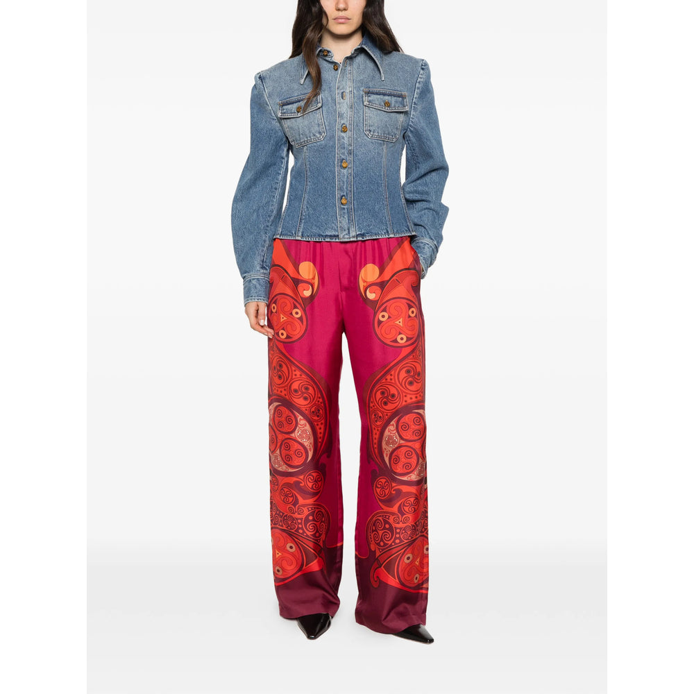 La Doublej Pink Trousers - Palazzo Pants Women LA DOUBLEJ