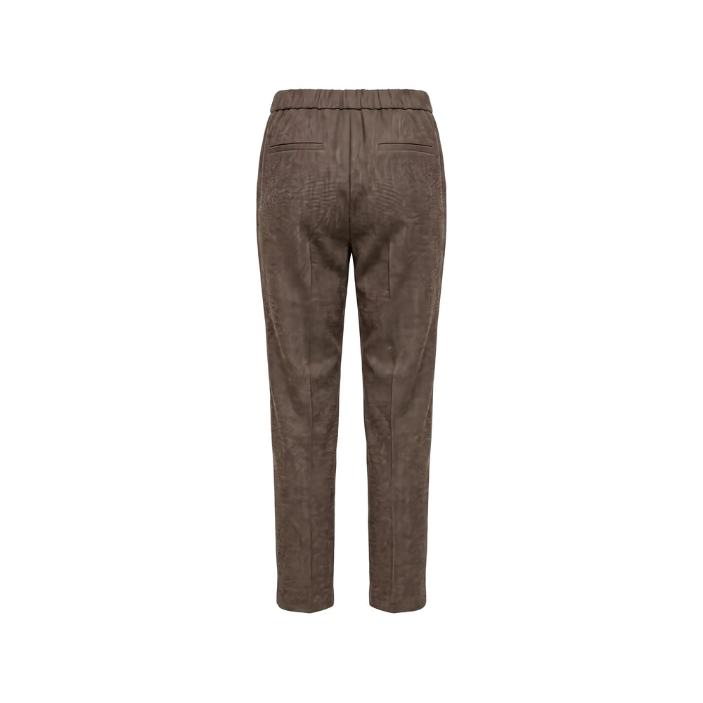 Peserico Brown Trousers Women PESERICO