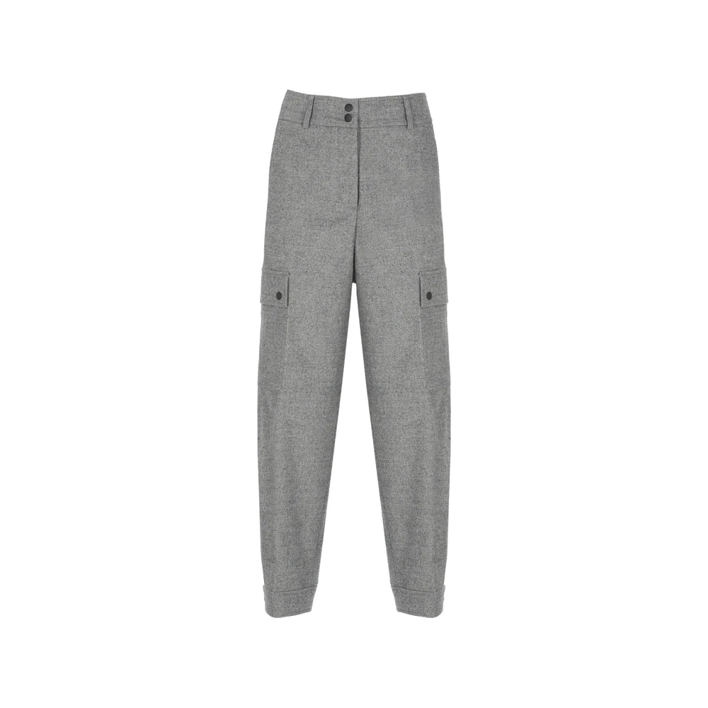 Peserico Grey Trousers Women