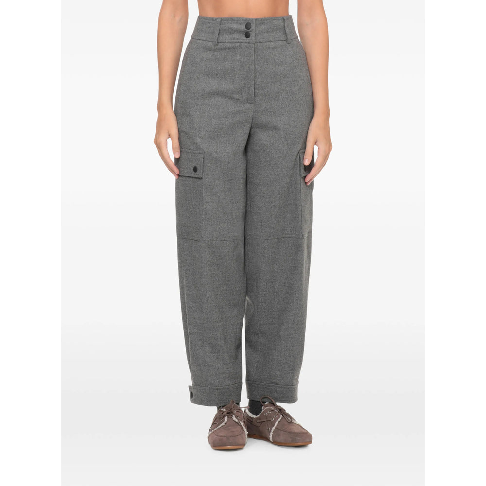 Peserico Grey Trousers Women