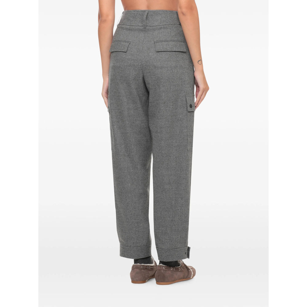 Peserico Grey Trousers Women